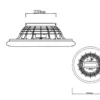 Deckenleuchte mit Ventilator STRALSUND Fernbedienung & Farbwechsel, Ø 50cm
