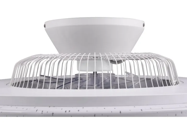 Deckenleuchte VISBY mit Ventilator, Fernbedienung & Nachtlicht Ø 59cm