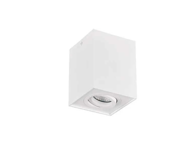 Deckenstrahler BISCUIT eckig Weiß, Breite 9,6cm