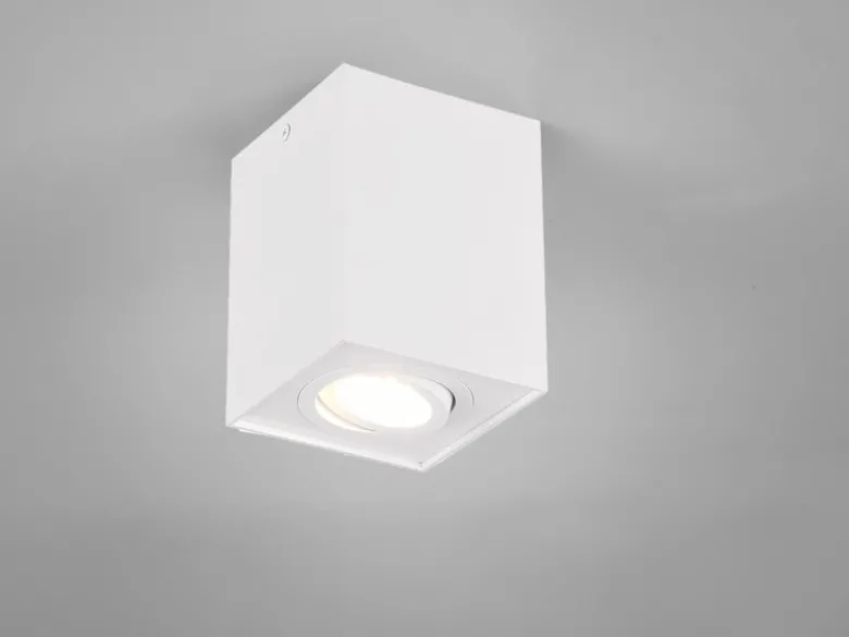 Deckenstrahler BISCUIT eckig Weiß, Breite 9,6cm