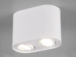 Deckenstrahler COOKIE Weiß 2-flammig Spots schwenkbar, Breite 17cm