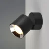 Deckenstrahler GUAYANA Schwarz, Ø 9cm