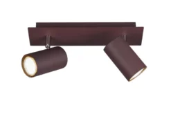 Deckenstrahler MARLEY Rostfarben 2-flammig, Breite 30cm