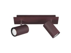 Deckenstrahler MARLEY Rostfarben 2-flammig, Breite 30cm