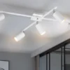 Deckenstrahler MARLEY Weiß 5-flammig, verstellbare Spots, Breite 77,5cm