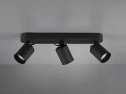 Deckenstrahler PAGO 3-flammig Metallschirm Schwarz, Breite 41cm