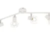 Deckenstrahler RAN Weiß 4-flammig, Gitterlampe schwenkbar, Breite 60cm