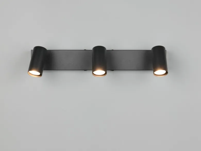 Deckenstrahler TARYN Schwarz 3-flammig, Breite 41cm