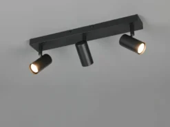 Deckenstrahler TARYN Schwarz 3-flammig, Breite 41cm