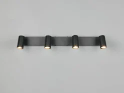 Deckenstrahler TARYN Schwarz 4-flammig, Breite 56cm