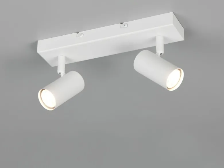 Deckenstrahler TARYN Weiß 2-flammig, Breite 26cm