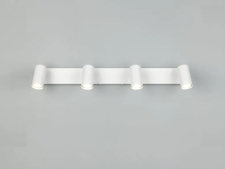 Deckenstrahler TARYN Weiß 4-flammig, Breite 56cm
