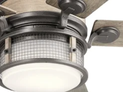 Deckenventilator AHRENDALE mit Licht, Outdoor geeignet IP44, Ø 152cm
