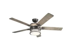 Deckenventilator AHRENDALE mit Licht, Outdoor geeignet IP44, Ø 152cm