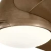 Deckenventilator Braun mit Licht, Outdoor geeignet IP44, Ø 152cm