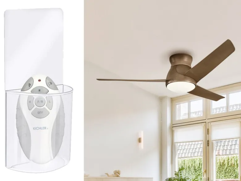 Deckenventilator Braun mit Licht, Outdoor geeignet IP44, Ø 152cm