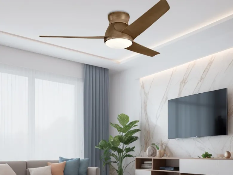 Deckenventilator ERIS mit Licht, Outdoor geeignet IP44, Ø 152cm