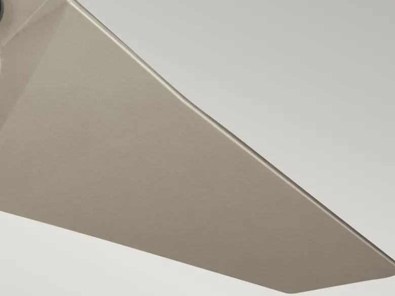Deckenventilator JADE mit Licht und Fernbedienung, Silber matt, Ø 152cm