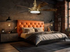 Deckenventilator mit LED Licht und Fernbedienung, Ø 142cm