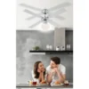Deckenventilator mit Licht CHAMPION, Zugschalter, 2 Flügelfarben Ø105cm