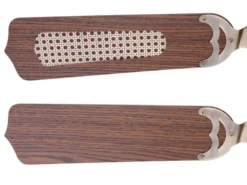 Deckenventilator mit Licht CHAMPION, Zugschalter 2 Flügelfarben Ø106cm