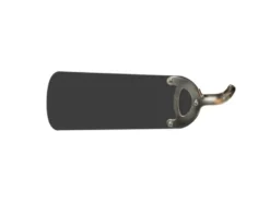 Deckenventilator UGO mit Licht und Zugschalter leise, Weiß/Graphit Ø 76cm