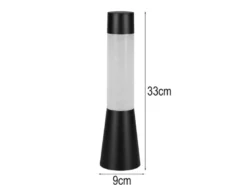 Deko LED RGB Tischleuchte Batterie- oder USB betrieben, Höhe 33cm