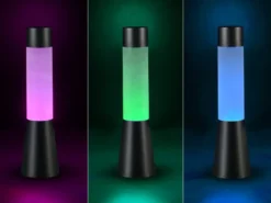 Deko LED RGB Tischleuchte CIRRUS Batterie- oder USB betrieben, Höhe 33cm