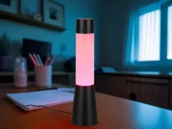 Deko LED RGB Tischleuchte CIRRUS Batterie- oder USB betrieben, Höhe 33cm