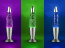 Deko LED RGB Tischleuchte FAME Batterie- oder USB betrieben, Höhe 34,5cm
