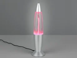 Deko LED RGB Tischleuchte mit Strudel Batterie- oder USB betrieben, Höhe 34,5cm