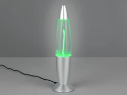 Deko LED RGB Tischleuchte mit Strudel Batterie- oder USB betrieben, Höhe 34,5cm