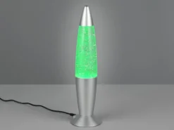 Deko LED RGB Tischleuchte mit Glitzer Batterie- oder USB betrieben, Höhe 34,5cm
