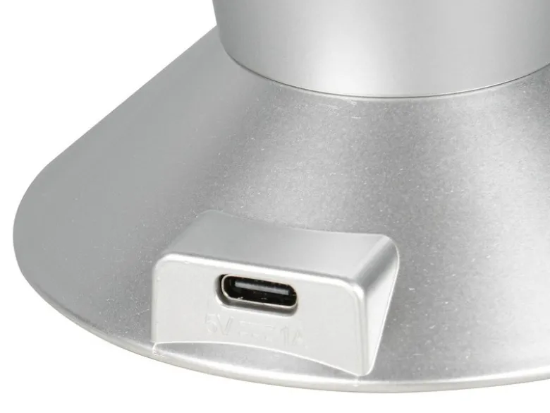 Deko LED RGB Tischleuchte mit Glitzer Batterie- oder USB betrieben, Höhe 34,5cm