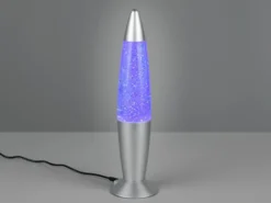 Deko LED RGB Tischleuchte mit Glitzer Batterie- oder USB betrieben, Höhe 34,5cm