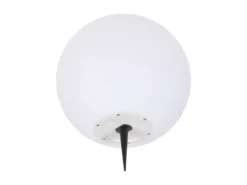 Deko LED RGBW Solar Kugelleuchte Outdoor mit Fernbedienung, Höhe 28cm