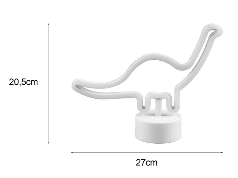 Deko LED Tischleuchte BRONTO Batterie- oder USB betrieben, Höhe 21cm