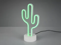 Deko LED Tischleuchte CACTUS Batterie- oder USB betrieben, Höhe 29cm