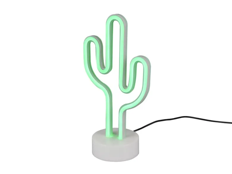 Deko LED Tischleuchte CACTUS Batterie- oder USB betrieben, Höhe 29cm