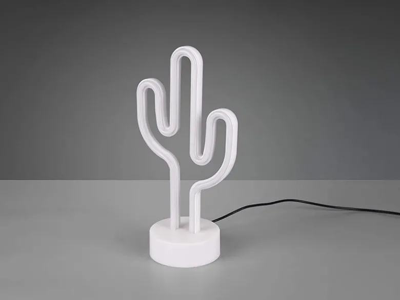 Deko LED Tischleuchte CACTUS Batterie- oder USB betrieben, Höhe 29cm