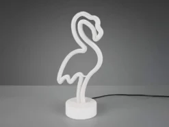 Deko LED Tischleuchte FLAMINGO Batterie- oder USB betrieben, Höhe 29cm