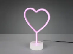 Deko LED Tischleuchte HEART Batterie- oder USB betrieben, Höhe 30cm