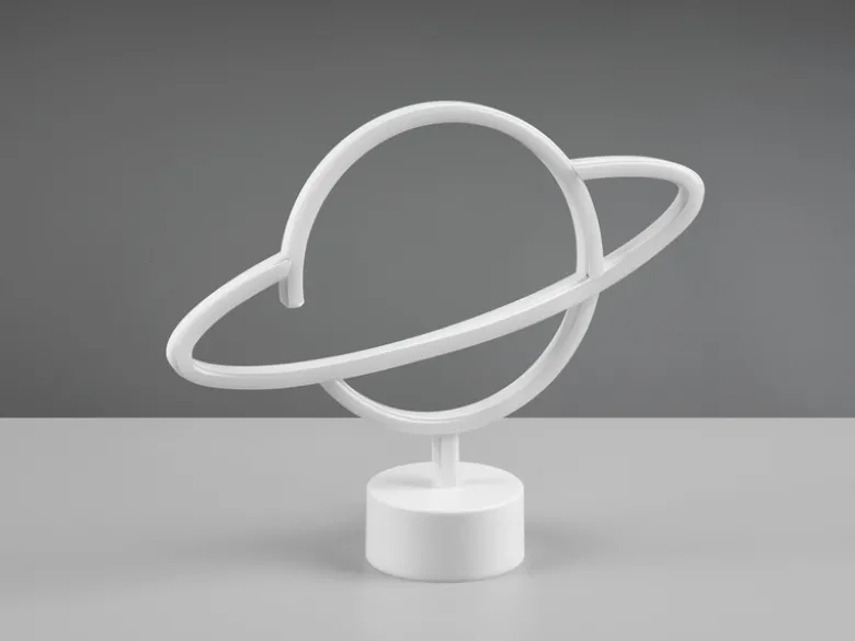 Deko LED Tischleuchte PLANET Batterie- oder USB betrieben, Höhe 25cm