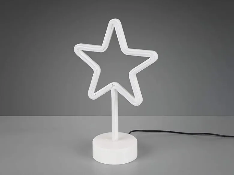 Deko LED Tischleuchte STAR Batterie- oder USB betrieben, Höhe 30cm