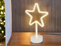 Deko LED Tischleuchte STAR Batterie- oder USB betrieben, Höhe 30cm