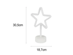 Deko LED Tischleuchte STAR Batterie- oder USB betrieben, Höhe 30cm