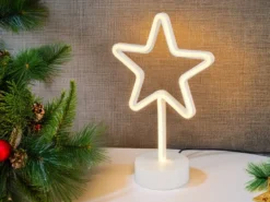 Deko LED Tischleuchte STAR Batterie- oder USB betrieben, Höhe 30cm
