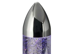 Deko RGB LED Tischleuchte Raketenlampe mit Glitzer per USB betrieben, Höhe 33cm