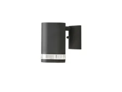 Design Außenwandleuchte MODENA Downlight, Höhe 13cm, Schwarz