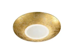 Design LED Deckenleuchte CHIROS mit Blattgold Ø 32cm